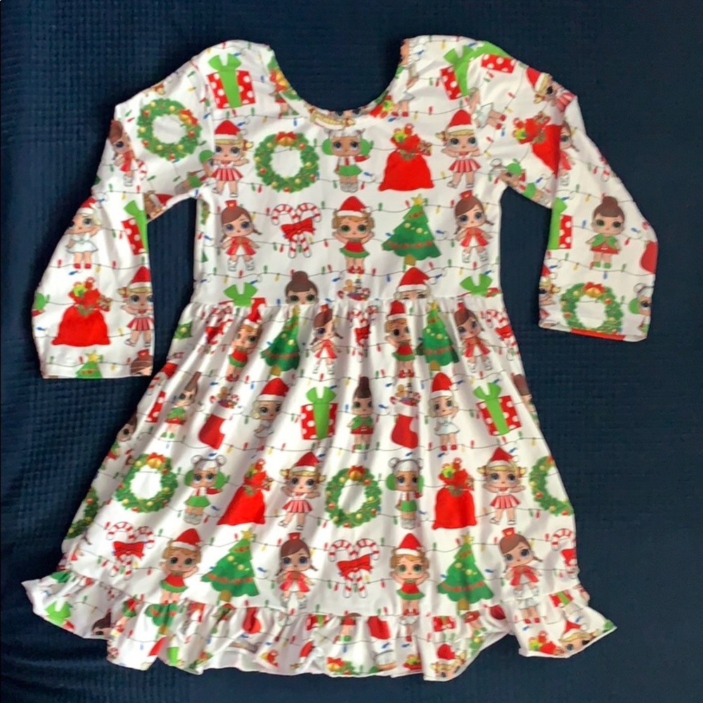 Girls LOL Christmas dress.